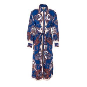 0 Women Midi Arabesque Dress